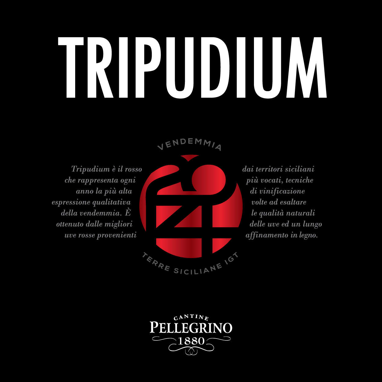 Tripudium - Dettaglio Etichetta
