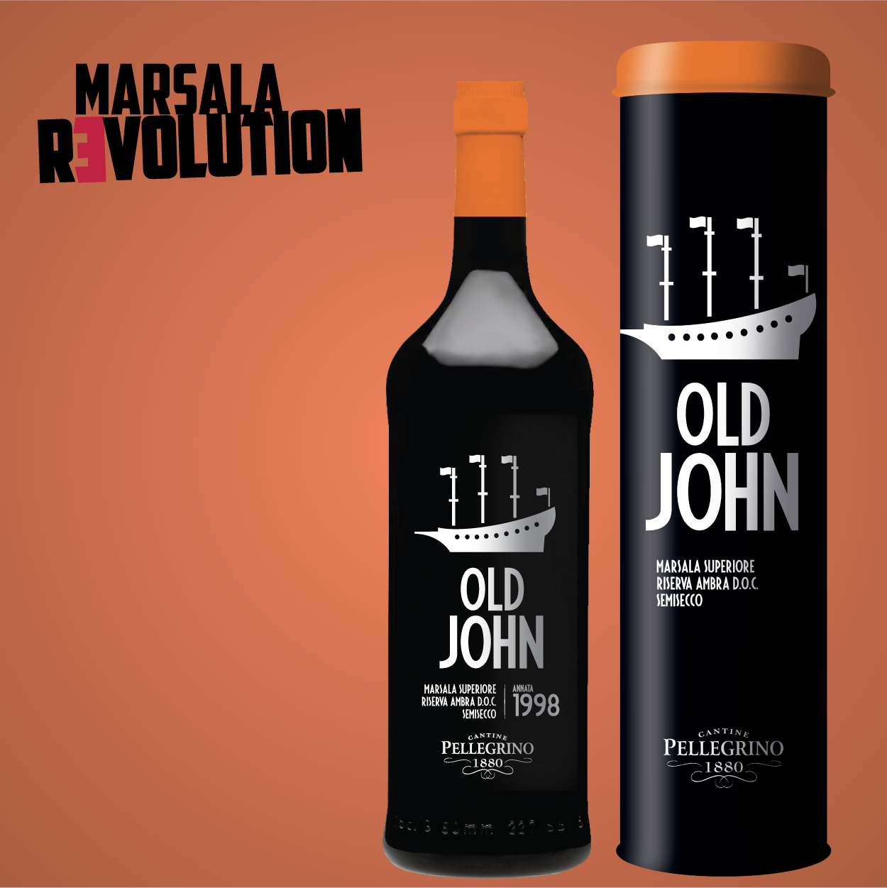 Old John - bottiglia e astuccio